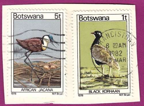 Botswana - 1978 - Birds