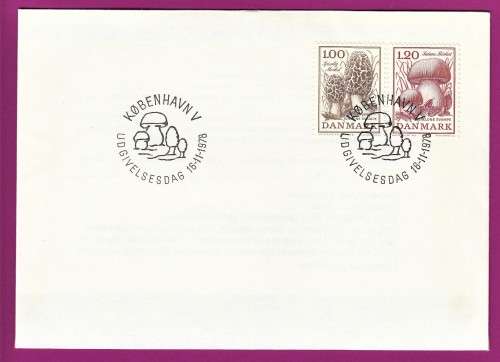 Denmark - 1978  - Mushrooms