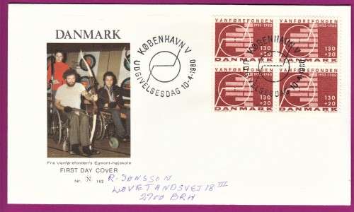 Denmark - 1980 - Foundation for the Disabled, 25th Anniversary