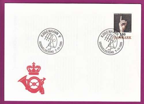 Denmark - 1985 - Danish Association for the Deaf, 50th anniversary