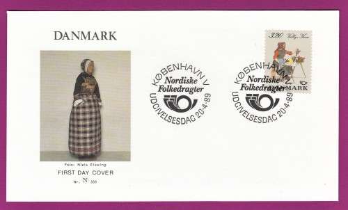 Denmark - 1989 - Folk costumes.