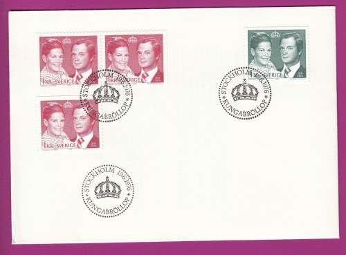 Sweden - 1976 - Wedding of King Carl XVI Gustaf and Silvia Sommerlath