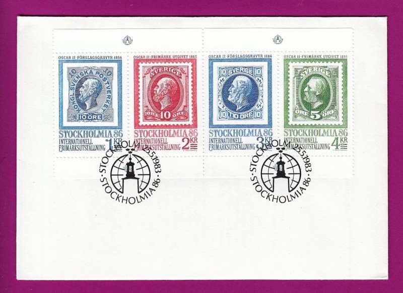 Sweden - 1983 - STOCKHOLMIA Intl. Stamp Exhibition