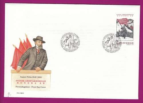 Sweden - 1989 - National Labor Movement centenary