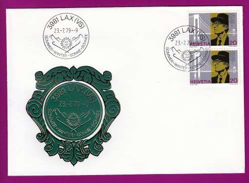 Switzerland on Cover - 1979 - O. H. Ammann, Verrazano-Narrows Bridge, NY