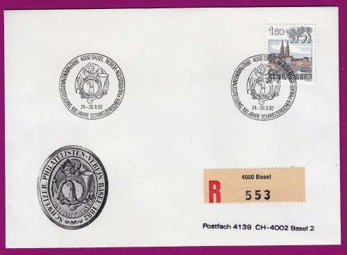 Switzerland on Cover - 1982 - Stamp Exhibition 100 Years Swiss Philately