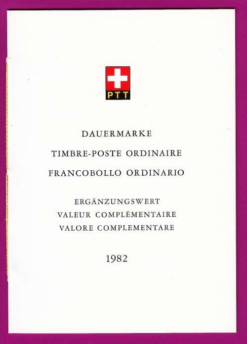 Switzerland on Cover - 1977 to 1984 (1982) - Folk Customs Rollelibutzen, Altstatten