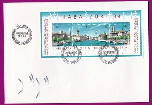 Switzerland on Cover- 1984 - NABA-ZURI '84 Stamp Show