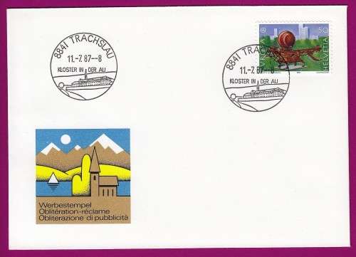 Switzerland on Cover - 1987 - Europa Sculpture