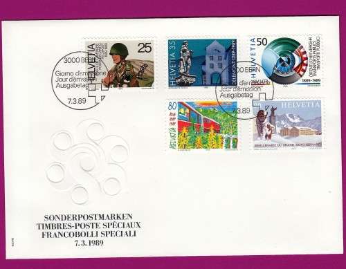 Switzerland on Cover - 1989 - Army postman
