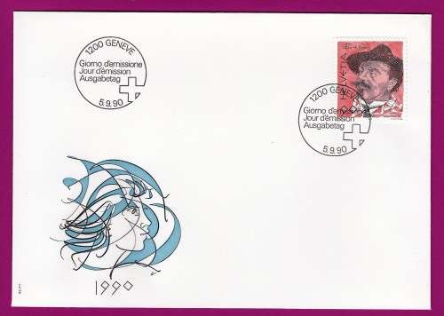 Switzerland on Cover - 1990 - Frank Buchser