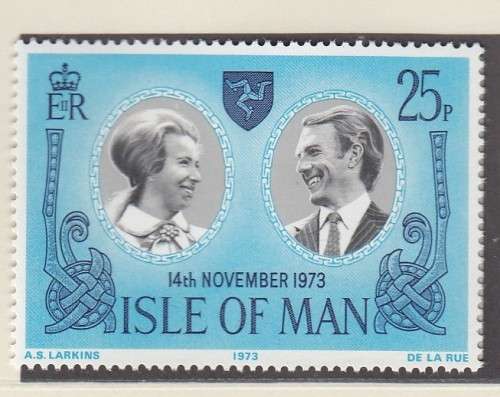 Isle of man - 1973 - Princess Anne and Mark Phillips