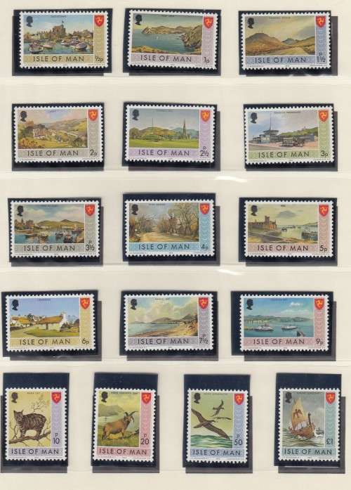Isle of man - 1973 and 1975 - Definitive