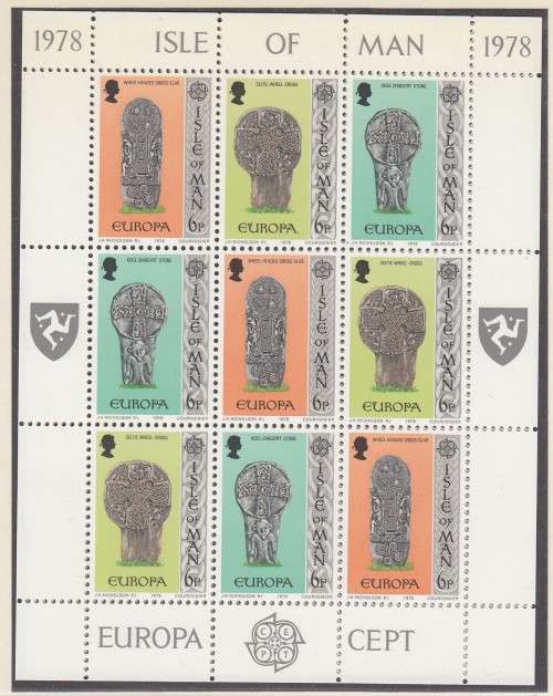 Isle of man - 1978 - Europa - Carved Gravestones