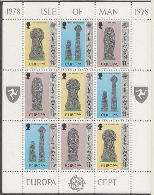 Isle of man - 1978 - Europa - Carved Gravestones