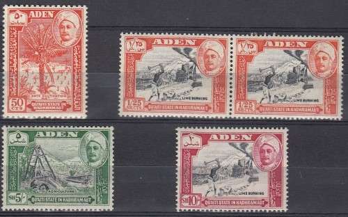 Aden - Qu'aiti State in Hadhramaut - 1955 - Sultan Awadh Bin Saleh