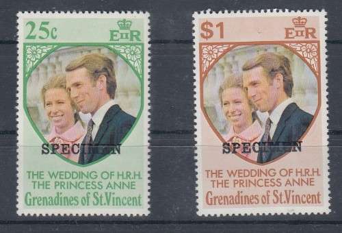 Great Britain - Grenadines of St Vincent - 1973 - Wedding of Princess Anne - Specimen