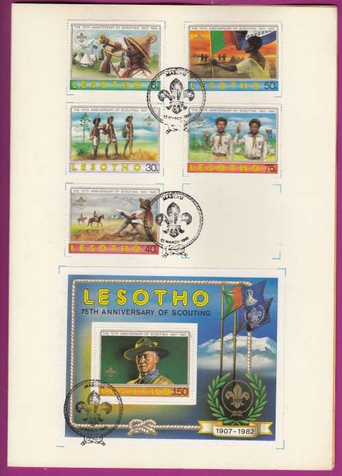 Lesotho - 1982 - Scouting Year Souvenir Folder