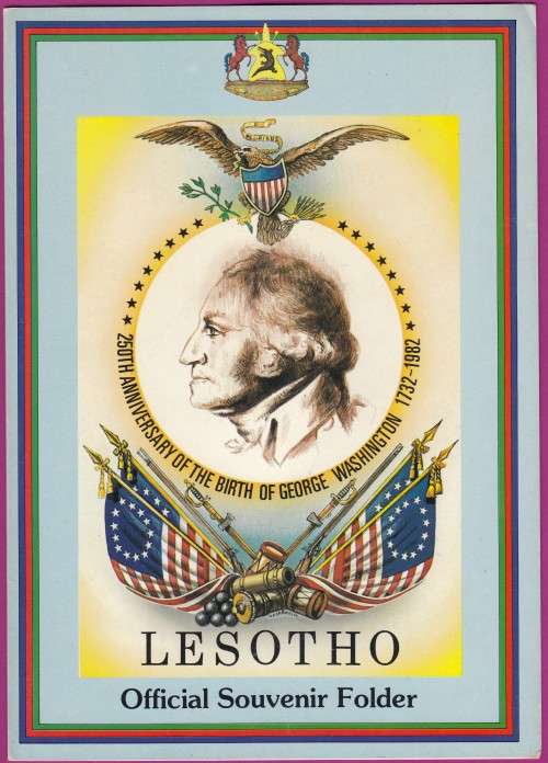 Lesotho - 1982 - George Washington Souvenir Folder