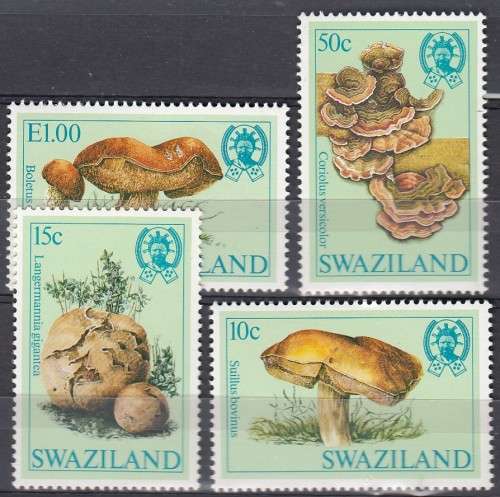 Swaziland - 1984 - Fungi Mushrooms - Complete Set