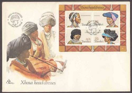 Transkei - 1981 - Headdress, Head-dresses, Headdresses of Xhosa Women - Miniature sheet