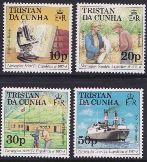 Tristan Da Cunha - 1987 - Norwegian Scientific Expedition, 50th Anniversary