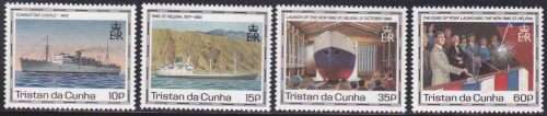 Tristan Da Cunha - 1990 - Ships
