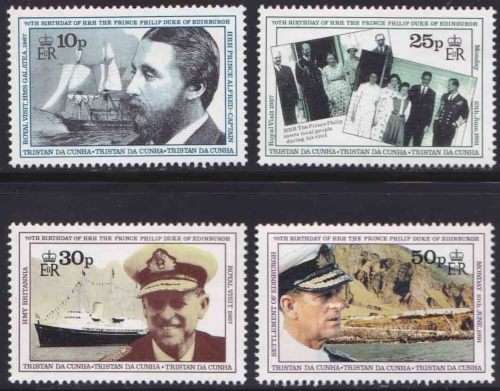 Tristan Da Cunha - 1991 - Prince Philip 70th Birthday