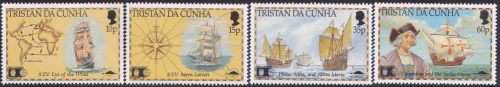Tristan Da Cunha - 1992 - Discovery of America, 500th Anniversary
