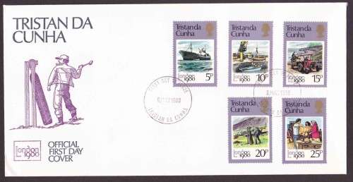 Tristan Da Cunha - 1980 - FDC - London 80 International Stamp Exhibition