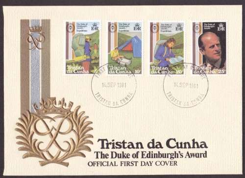 Tristan Da Cunha - 1981 - FDC - Duke of Edinburgh's Awards, 25th anniv.