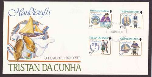 Tristan Da Cunha - 1988 - FDC - Handicrafts