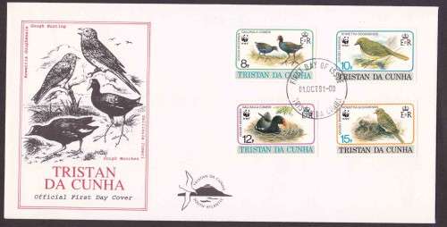 Tristan Da Cunha - 1991 - FDC - World Wildlife Fund
