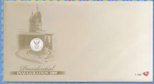 South Africa RSA - 2009 - FDC 7.158 - President Jacob Zuma Inauguration - Unserviced Cover
