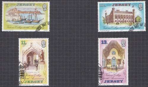 Great Britain QE II - 1977 - Jersey - Jersey Victoria College, 125th anniversary