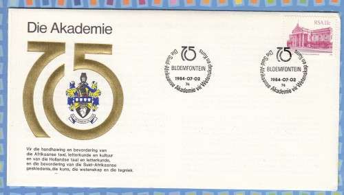 South Africa RSA - 1984 - Die Akademie vir Wetenskap en Kuns