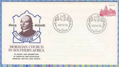 South Africa RSA - 1987 - Moravian Church 1737