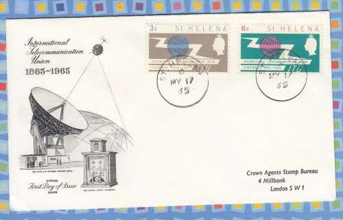 St Helena - 1965 - International Telecommunication Union ITU FDC