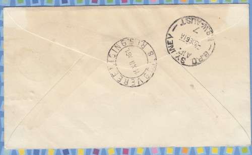 Tonga - 1961 - 75th anniversary of postal service FDC