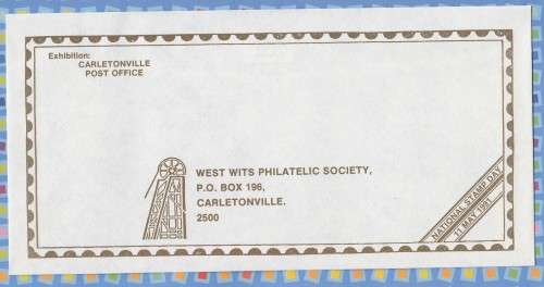 South Africa (RSA)  1991  Exhibition Carletonville West Wits Philatelic Society