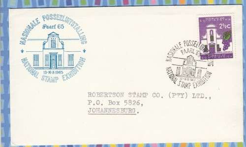 South Africa (RSA)  1965 - National Philatelic Exhibition Paarl