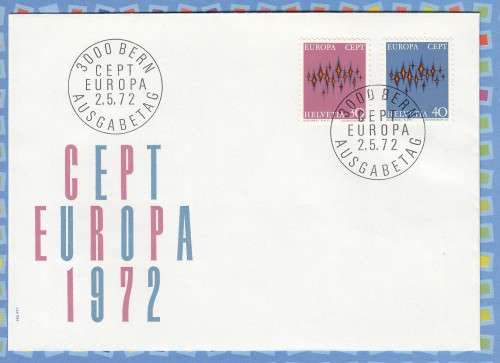 Switzerland  1972  FDC Europa CEPT