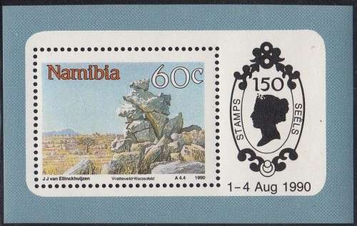 Namibia (previously SWA) - 1990 - Sights of Namibia - Souvenir Sheet / Miniature Sheet MNH