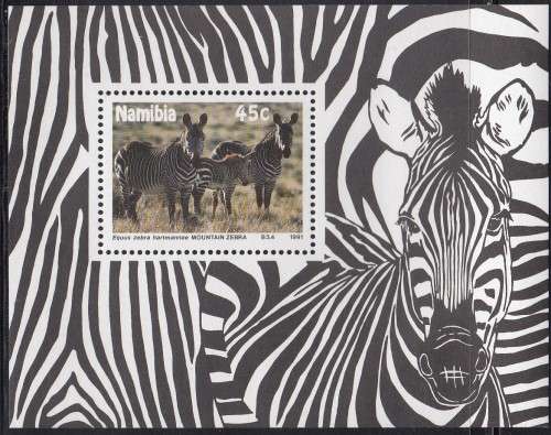 Namibia (Previously South West Africa SWA) - 1991 - Mountain Zebra