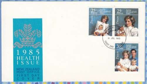 New Zealand - 1985 - Health Princess Diana