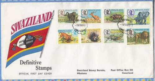 Swaziland (now Eswatini) - 1969 - Fauna Definitive