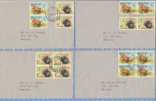 Swaziland (now Eswatini) - 1969 (1970 1971 - Fauna Definitive on Cover