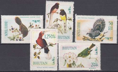 Bhutan - 1968 to 1969 - Birds