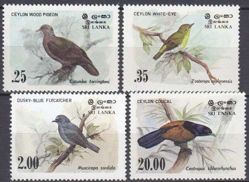 Sri Lanka - 1983 - Birds