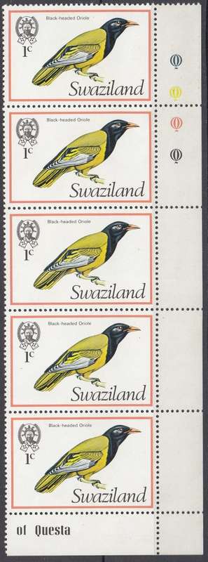 Swaziland - 1976 - Birds Definitive